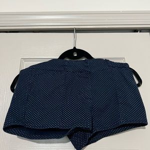 Charlotte Russe - Dark Blue Polka Dot Shorts